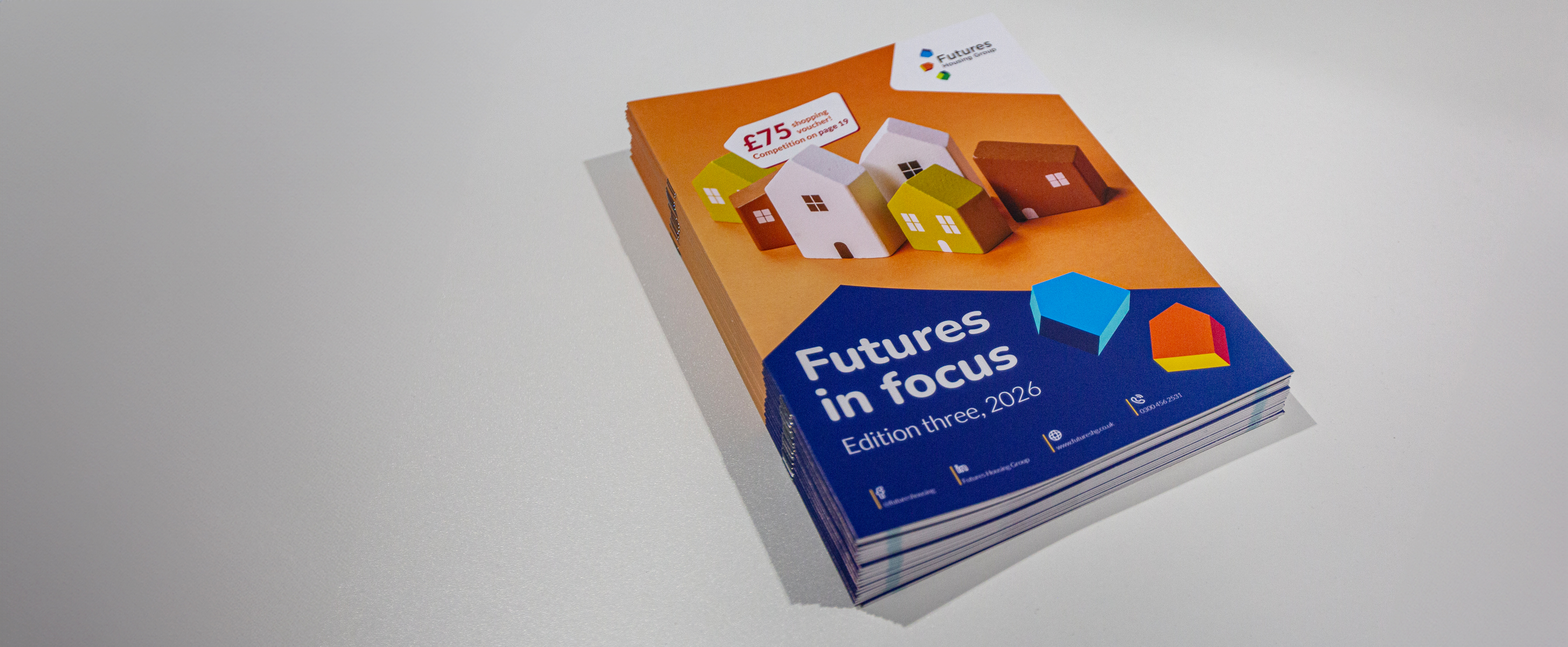 Stack of Futures in Focus magazines