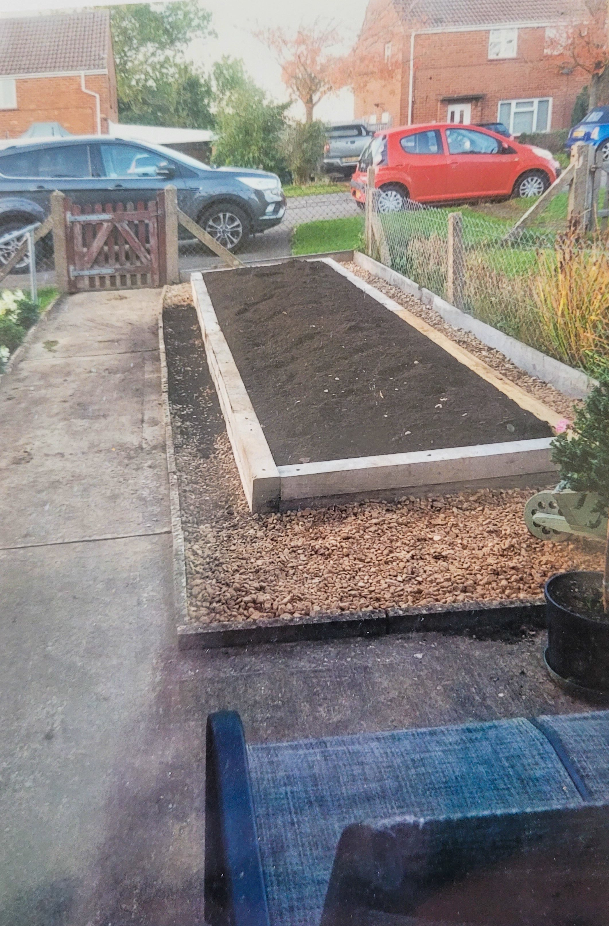 Photo of a customer's garden
