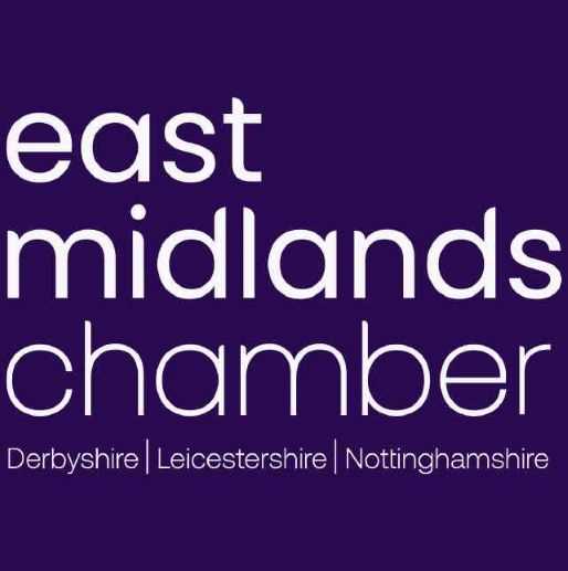 The logo of the East Midlands Chamber of Commerce