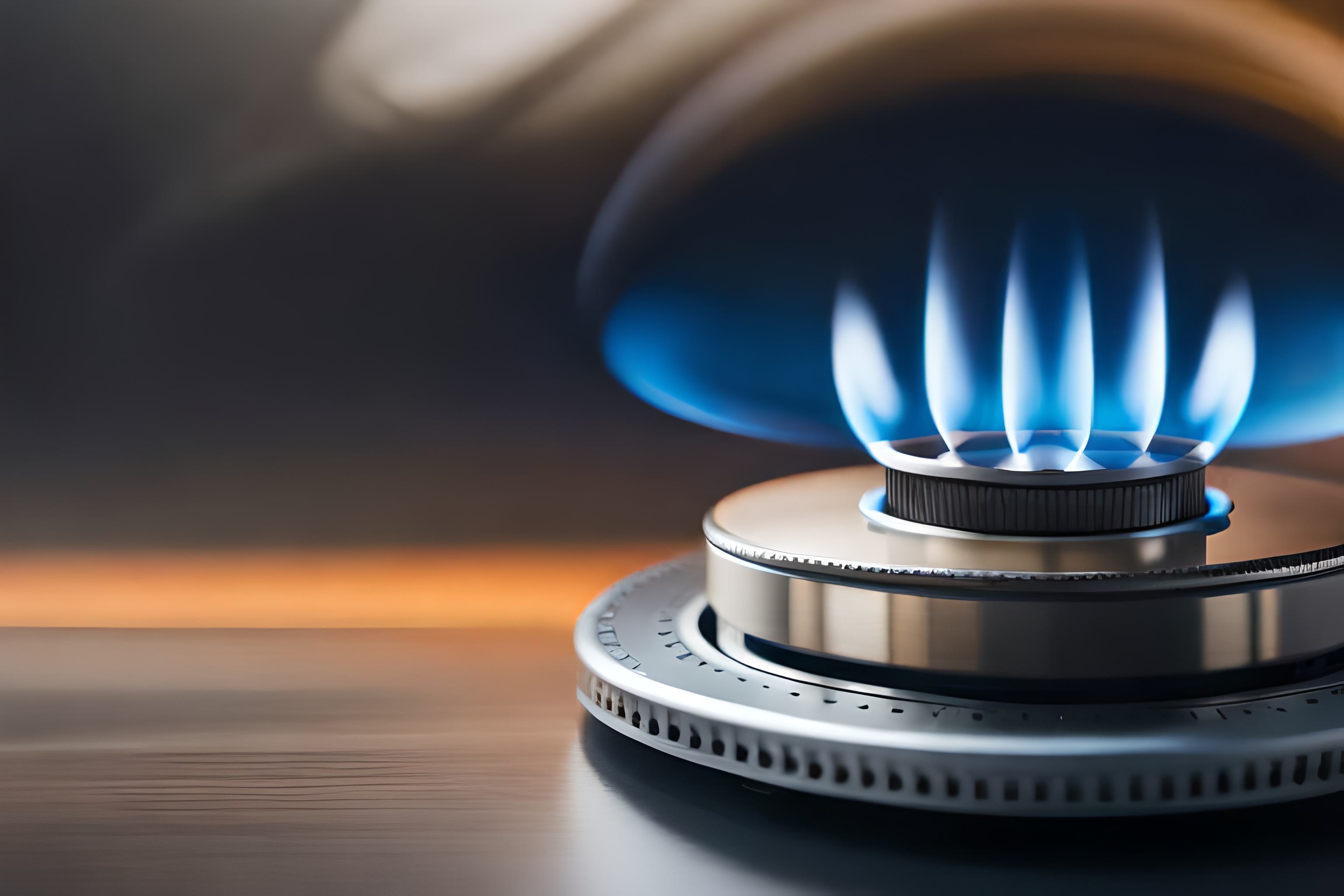 Blue Flame Is Lit Up Table