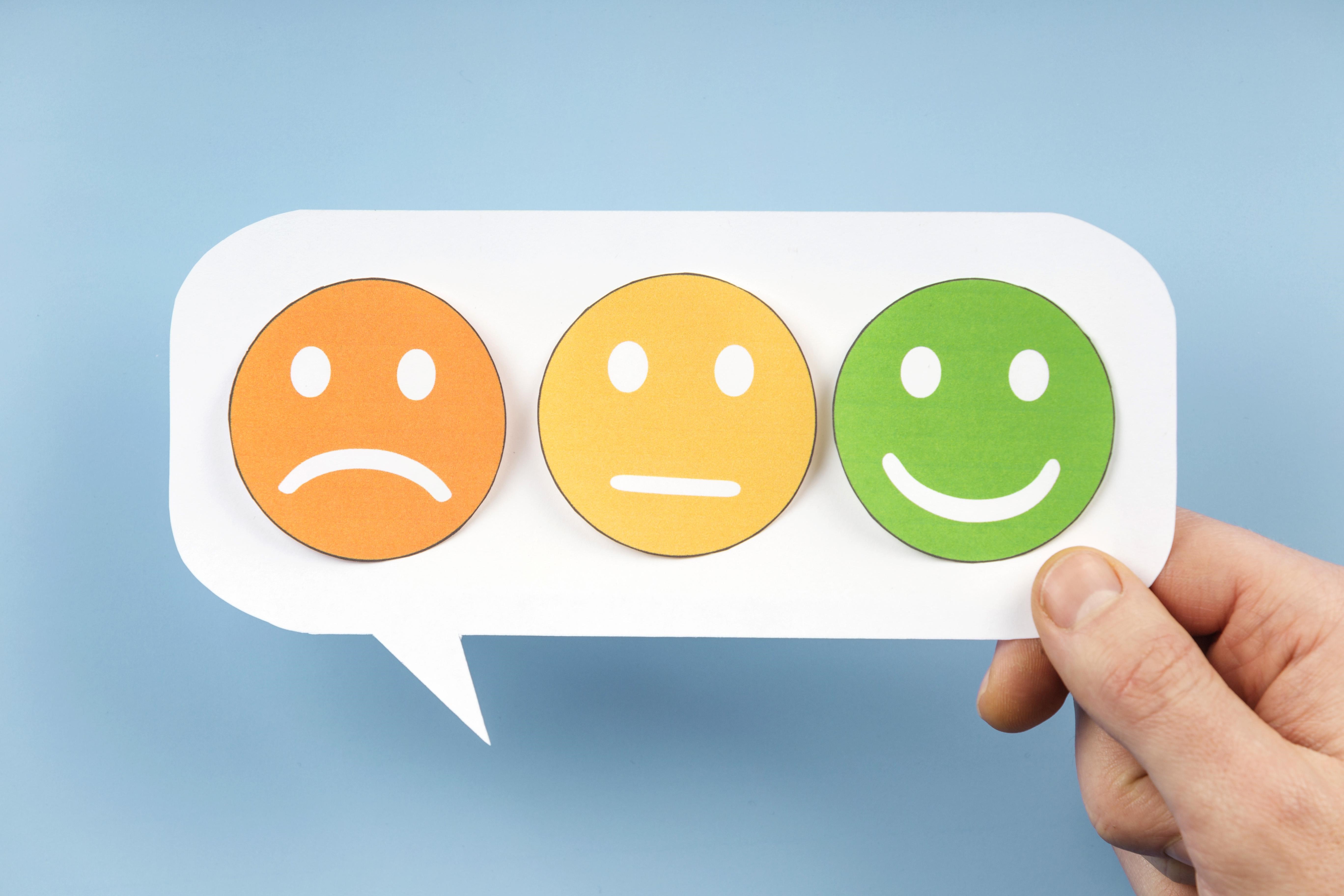 Sad, Neutral, Smiley Faces, Summary Image